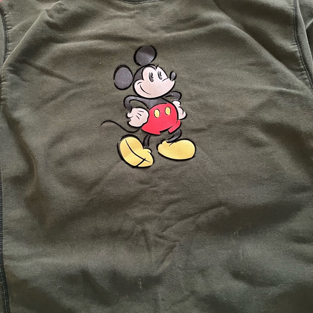Disney Sweatshirt with Cheshire Cat Design and Mickey Mouse - Picture 4 of 6